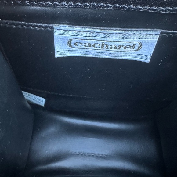 cacharel black leather crossbody - Picture 14 of 16